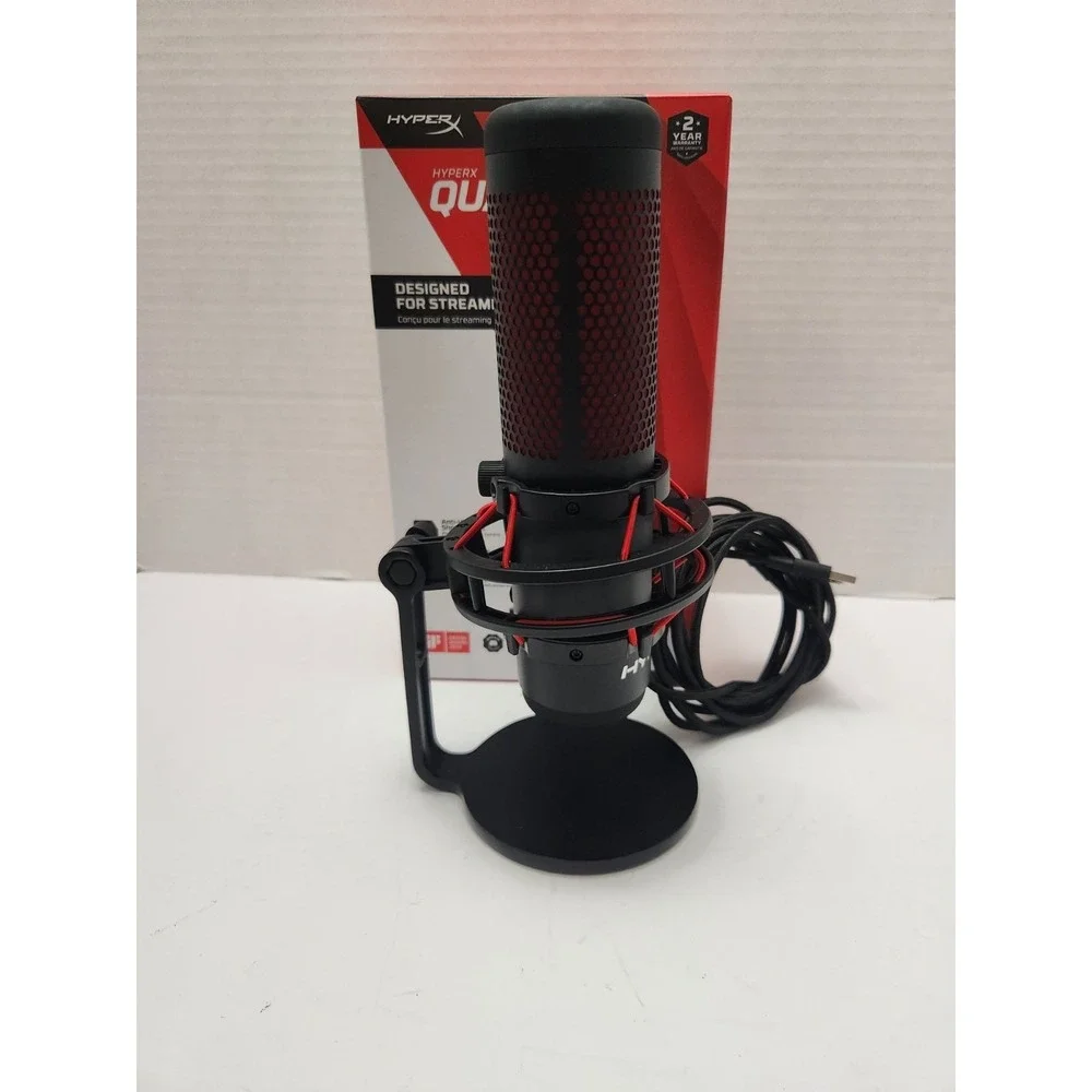 HyperX Quadcast RGB USB Condenser Gaming Microphone